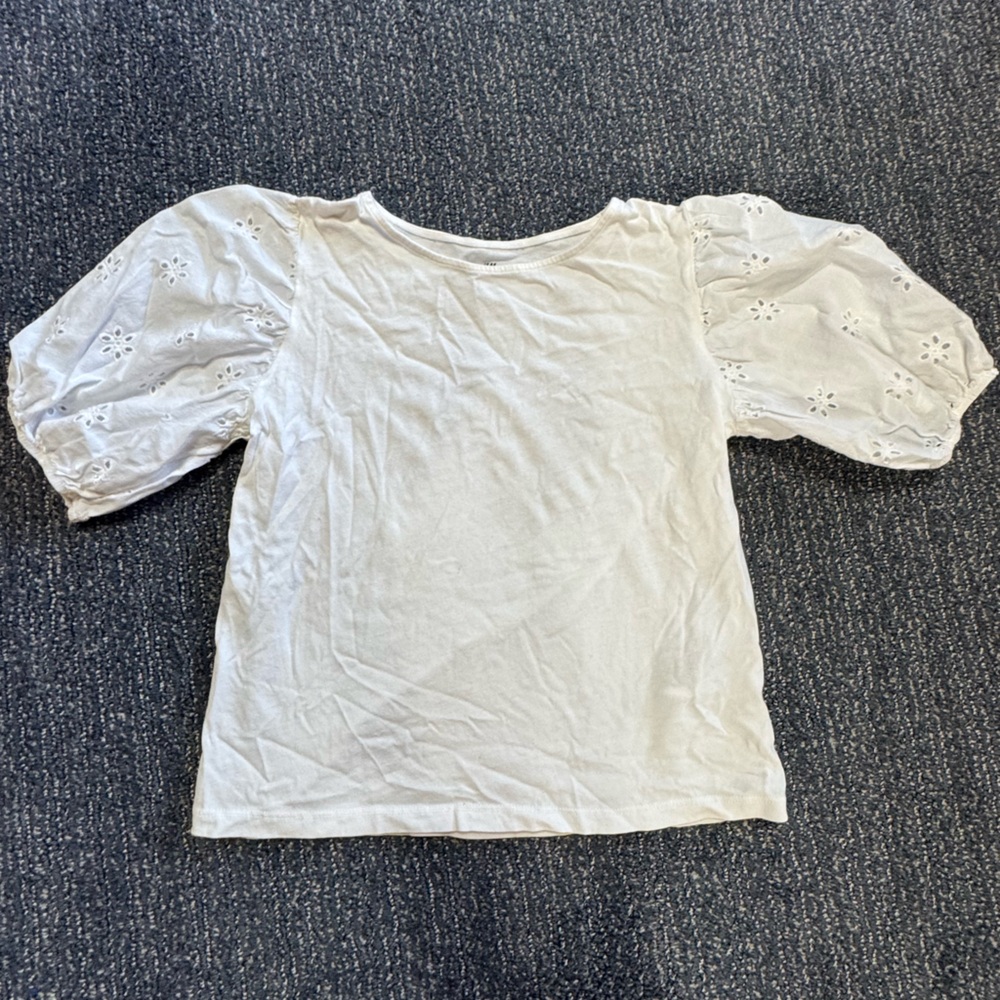 H&M White Casual Top